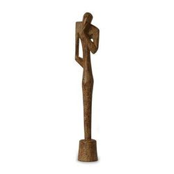 'Introspection' - Hand Made Thought and Meditation Wood Sculpture