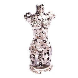 Eve,'Recycled Metal Sculpture of Eve'