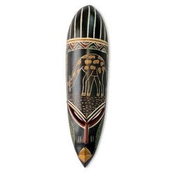 African wood mask, 'D?¡kal?í'