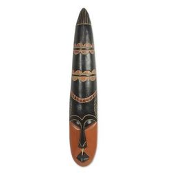 African wood mask, 'African Beauty'