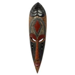African wood mask, 'God's Work'