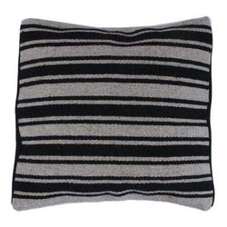 Duality Stripes,'Handwoven Striped Wool Cushion Cover from Mexico'