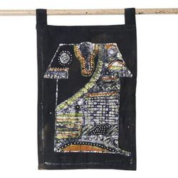 Ancestral Ornaments,'Handmade Cotton Batik Wall Hanging with Traditional Motifs'