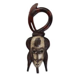 'Protection and Blessings' - Fair Trade Ivoirian Wood Mask