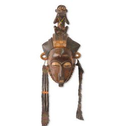 African mask, 'Baule She Monkey'