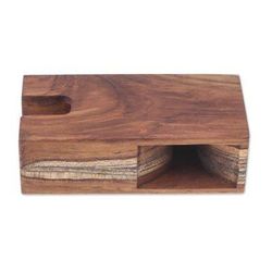 Teak Sound,'Small Teak Wood Phone Speaker from Thailand'