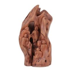 Cherished Memories,'Wavy Tun Driftwood Sculpture Crafted in India'