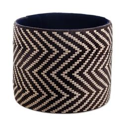 Coffee Trails,'Handcrafted Natural Fiber Cuff Bracelet'