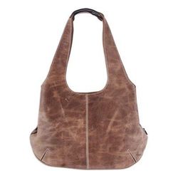 Urban Caramel,'Women's Leather Hobo Handbag from Mexico'