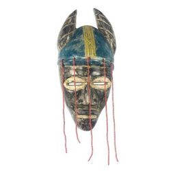 Damba Pride,'Damba-Themed African Wood Mask from Ghana'