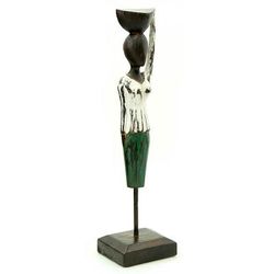 Wood sculpture, 'Offering'