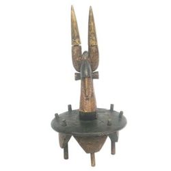Bambara Native,'Hand Crafted Sese Wood Sculpture from Ghana'