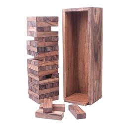 Tower of Joy,'Hand Made Wood Stacking Tower Game from Thailand'