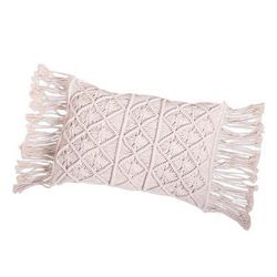 Cuddle Party,'Cotton Macrame Cushion Cover'
