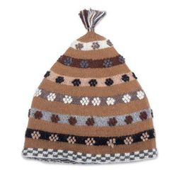 Roots Inspiration,'Hand Knit 100% Baby Alpaca Hat'