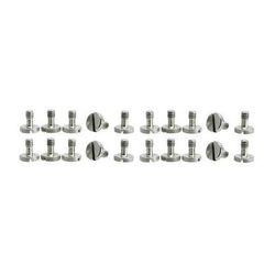 Desmond Knurled 1/4"-20 Slotted Screws (20-Pack) 20SACH14