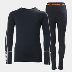 Helly Hansen Junior Lifa Merino Midweight Base Layer Set Navy 164/14