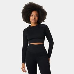 Helly Hansen Women's Allure Seamless Crop Top Black XL