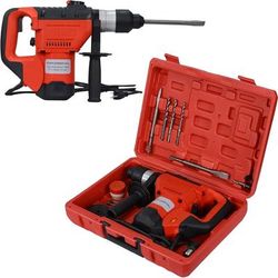 Rotary Hammer Drill 1100W 1-1/2" SDS Plus with Drill Bits & Case