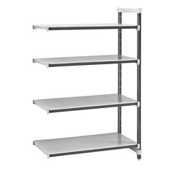 Cambro EXA215484S4480 Camshelving Elements XTRA Solid Shelving Unit - 4 Shelves, 54"L x 21"W x 84"H