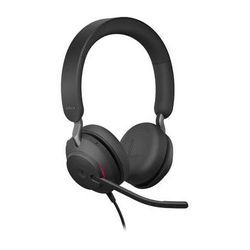 Jabra Evolve2 40 SE Stereo Wired On-Ear Headset (Microsoft Teams, USB-C, Black) 24189-999-899