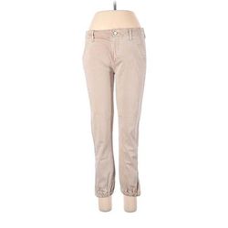 Paige Jeans - Mid/Reg Rise: Tan Bottoms - Women's Size 29