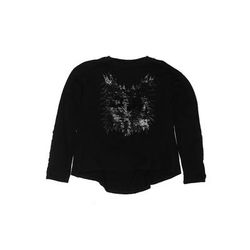 Diesel Pullover Sweater: Black Tops - Kids Girl's Size 16