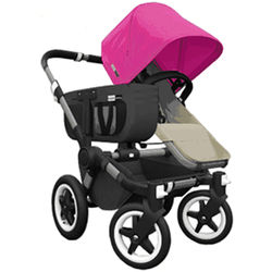 Bugaboo Donkey Mono Stroller in Sand/Pink