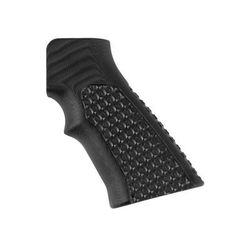 Hogue AR15 / M16 Chain Link G-10 - Solid Black 15129