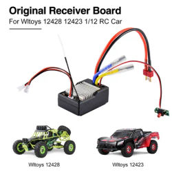 Wltoys-Pièces de rechange pour récepteur de voiture RC circuit imprimé carte principale 12428