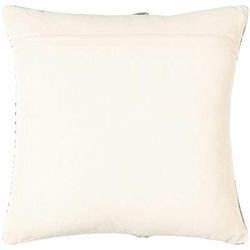 Pita 14"L x 22"W Cottage Cotton Pearl/Off White/Ash/Metallic Silver/Cream/Tan/Dark Brown Lumbar Pillow - Boutique Rugs