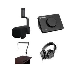 Logitech Blue Sona Active-Dynamic XLR Broadcast 1-Person Microphone Kit with Interfa 988-000489