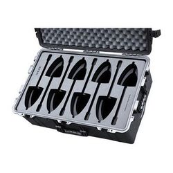 Jason Cases Hard Case for 8 Shure MX412 Microphones SRMX412M8PL