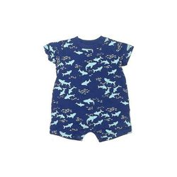 Carter's Short Sleeve Outfit: Blue Bottoms - Kids Boy's Size 6