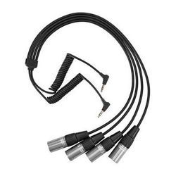 Saramonic SR-C2020 Dual 3.5mm TRS Male to Quad XLR Male Output Cable for Wireless Rec SR-C2020
