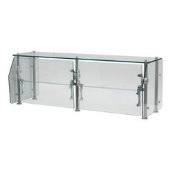 Advance Tabco DSG-12G-84 84" Multi-Use Sneeze Guard - 12"D, Counter-Mount, Glass, Multi Use, 84" x 12" x 18", Clear