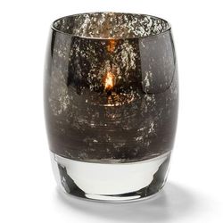 Hollowick 6422ABK Contour Votive Lamp for HD8, HD12, & HD15 - 3"D x 3 3/4"H, Antique Black