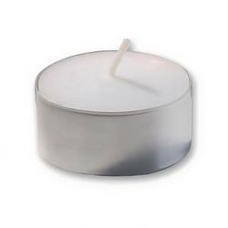 Hollowick TL7W-400 7 hr Metal Cup Tealight Candles