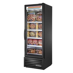 True FLM-27F~TSL01 27" 1 Section Display Freezer w/ Swing Door - Bottom Mount Compressor, Black, 115v, Full Length | True Refrigeration