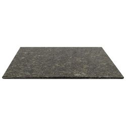 Art Marble G203 30X60 30" x 60" Rectangular Granite Table Top - Indoor/Outdoor, Uba Tuba, Multi-Colored