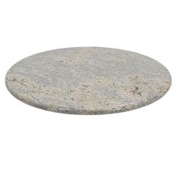 Art Marble G20830RD 30" Round Granite Table Top - Indoor/Outdoor, Kashmir White, Multi-Colored