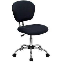 Flash Furniture H-2376-F-GY-GG Swivel Task Chair w/ Gray Vinyl Back & Seat - Chrome Base w/ Casters