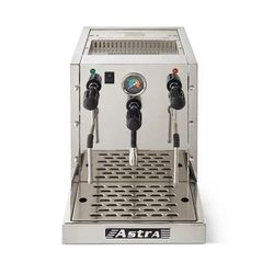Astra STP1800 Semi Automatic Commercial Steamer w/ 2 Manual Steam Valves & 2 Hot Water Valve - 4 1/5 liter Boiler, 110v, Semi-Automatic, 2000W, Stainless Steel