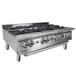 Star 808HA NG 48" Gas Hotplate w/ 8 Burners & Manual Controls, Convertible, Stainless Steel, Gas Type: LP