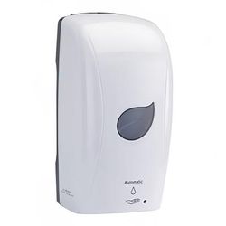 Winco SDAL-1W 35 oz Wall Mount Automatic Liquid Soap Dispenser, White