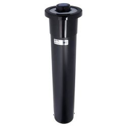 San Jamar C2210C Cup Dispenser, Drop In, All Cup Types, Black