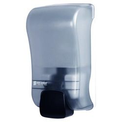 San Jamar S1300TBL 1300 mL Wall-Mount Soap Dispenser - Manual, Arctic Blue, Acrtic Blue