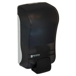 San Jamar SF1300TBK 1300 mL Wall-Mount Foam Soap Dispenser - Manual, Black Pearl