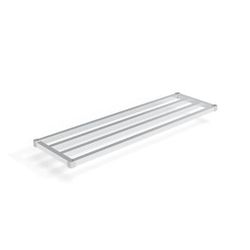 New Age 2066HD Aluminum Tubular Shelf - 66"W x 20"D, Silver