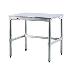 New Age 24SS84KD 84" 16 ga Work Table w/ 304 Series Stainless Steel Flat Top